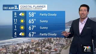 April 16, 2024 | Mild weather conditions this week | San Diego Weather Today