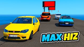 Fiat Ailesi Arabalar Max Hız Yarışmasına Katılıyor - GTA 5