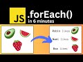 JS array .forEach() method