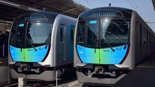 【4K】響くVVVFサウンド!西武鉄道40000系(東芝IGBT-VVVF PMSM)電車到着・発車シーン集+西武球場前駅でのお披露目イベント