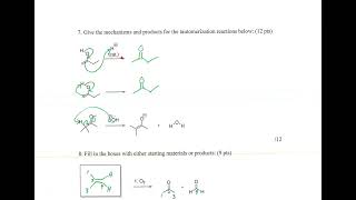 CHM 251 KEY Practice Exam 3 2025