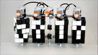 Time Twister - LEGO Mindstorms Digital Clock (improved)