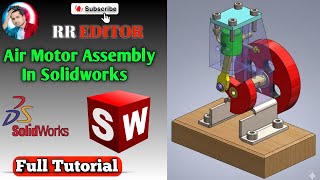 Pneumatic Air Motor Assembly Full Tutorial Solidworks? Air Motor Assembly Kaise Kare Solidworks Me ?