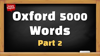 Oxford 5000 Words Part 2