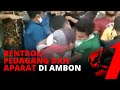 Ricuh! Bentrok Antar Pedagang dan Aparat Saling Dorong di Ambon | tvone