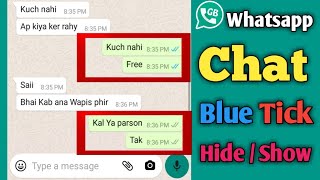 Gb whatsapp blue tick show / Hide kaise kare |Gb Whatsapp Settings 2023