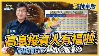 【精華】0056/00878/00919月月配首選？股魚算出8檔ETF10%配息甜甜價｜ETF錢滾錢｜highlight reel