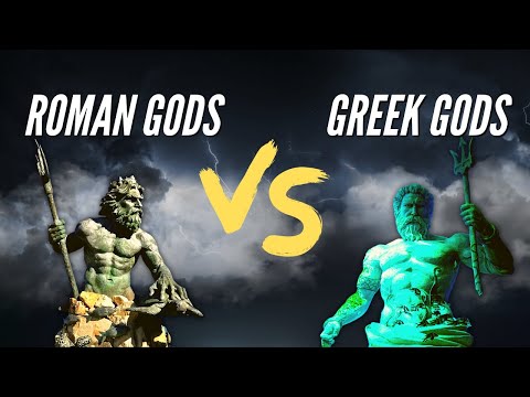 Are Greek and Roman gods the same?