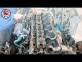 How to remove cylinder head on volvo D13 engine