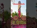 ซุ้มดอกสะแบง บุญผะเหวด ร้อยเอ็ด sabang flower arch roi et province thailand beautiful calture