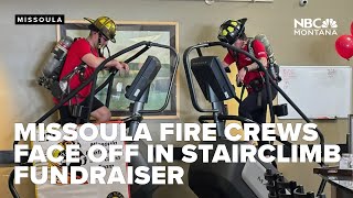 Missoula fire crews face off in stairclimb fundraiser