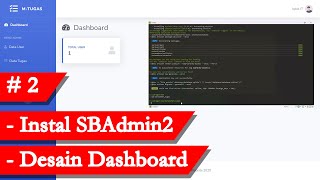 Tutorial Laravel 11 Part 2 - Cara Buat Aplikasi Manajemen Tugas - Instal Laravel \u0026 SBAdmin2