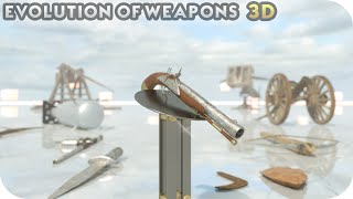 Evolution of Weapons 40,000 BC - 2021 ⚔️ (3D)