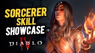 SORCERER SKILLS SHOWCASE - Diablo 4