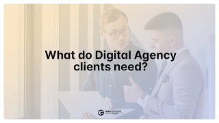 What do Digital Agency clients need - iOB Business Webinars