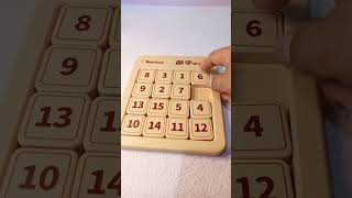 Sliding Puzzle Numbers#ytshort