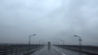 [drive japan]雨の国道451号線 滝川市内の風景(Route451 Hokkaido Takikawa)