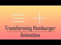 Transforming Hamburger Menu to Plus Sign - Animated Toggle Menu Effect