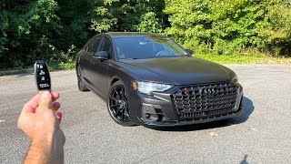 2024 Audi S8: Start Up, Exhaust, Test Drive, Walkaround, POV and Review