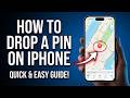 How to Drop a Pin on iPhone Maps (Official Step-by-Step Guide)