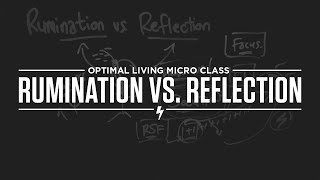 Micro Class: Rumination vs. Reflection