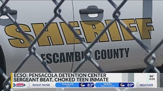 Detention center sergeant accused of choking, hitting teen inmate in Pensacola