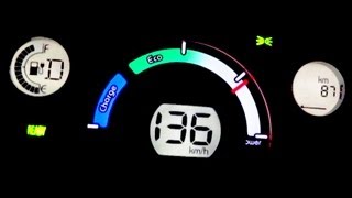 Citroen C-Zero 0-136 km/h Acceleration [HD]