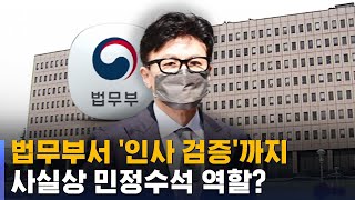 인사 검증 업무도 맡게 된 법무부…"권한 집중 과도" / SBS