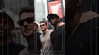 Proteas get touristy at Times Square in New York 📸 #T20WorldCup #Cricket #CricketShorts #YTShorts