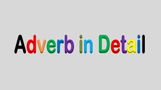 Adverb in Detail (A Live class of Online Paid Course)