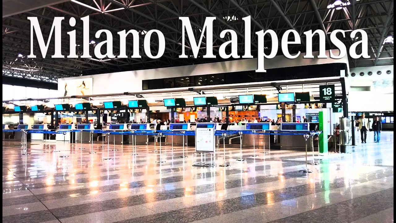 【Airport Tour】2023 Milano Malpensa Airport Check In Area - YouTube