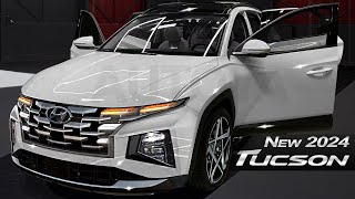 Restyled Hyundai Tucson 2024 - Exterior Facelift & Interior Refresh