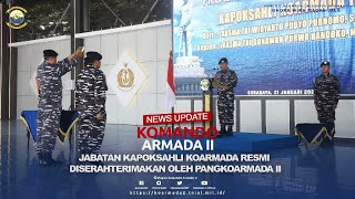 Jabatan Kapoksahli Koarmada Resmi Diserahterimakan Oleh Pangkoarmada II