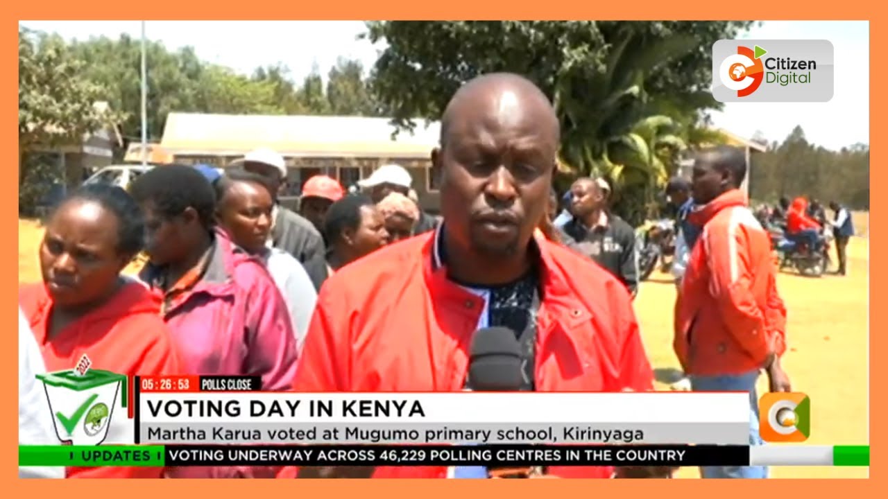 Kanini Kega: The voter turnout is not very good; it may affect the votes of the President
