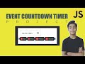 JAVASCRIPT Course Project Based Learning - Event Countdown Timer Using Javascript Project #30