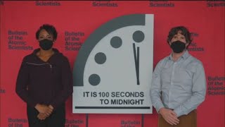 Doomsday Clock Stands Still at 100 Seconds to Midnight