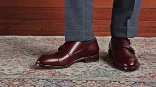 Beckett Simonon - Hoyt Monkstraps in Bordeaux. #BeckettSimonon