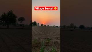 Village Sunset 🌝🌞🥰🫠 #travel #explore #viral #trending #shorts #short #new #sunset #village