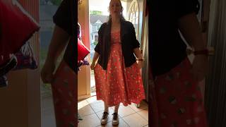 40th birthday outfit of the day as filmed by my nearly 6 year old! Oh my!