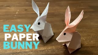 How to make a Paper Bunny - Easy Origami