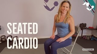 10 Minute BodySit Seated Cardio Workout:  Home Chair Workout for all fitness levels.