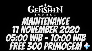 Update Versi 1.1 FREE 300 PRIMOGEM !! - Genshin Impact