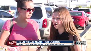 Teen dead in shooting at Canyon Springs High School in North Las Vegas