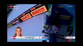 Katharina Liensberger - Slalom Gold - Ski-WM Cortina 2021