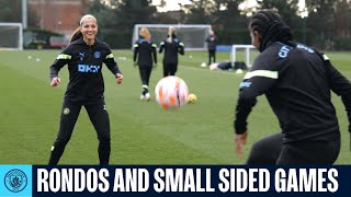 Rondos and Small Sided Games! | Man City Women's Training Session
