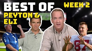 Best of Peyton and Eli Manning on MNF | Week 2