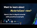 Materialized View in SQL | Tutorial on Materialialized view in DBMS #sqltutorial