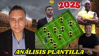 ASÍ QUEDA CONFIGURADA LA PLANTILLA DE BARCELONA SPORTING CLUB 2025 ⚽🎙️