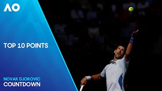Novak Djokovic Top 10 Points | Australian Open 2024