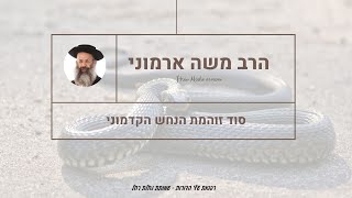 סוד זוהמת הנחש הקדמוני | הרב משה ארמוני